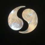 Set Ying Yang de nácar de caviar